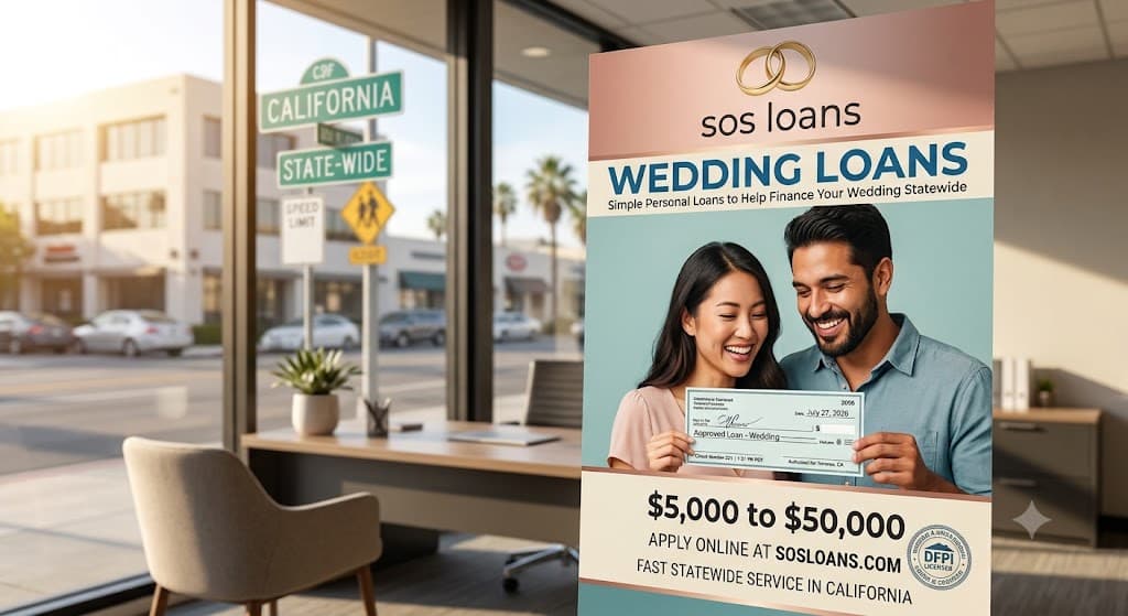 Using an S.O.S. Personal Loan to Finance a Wedding