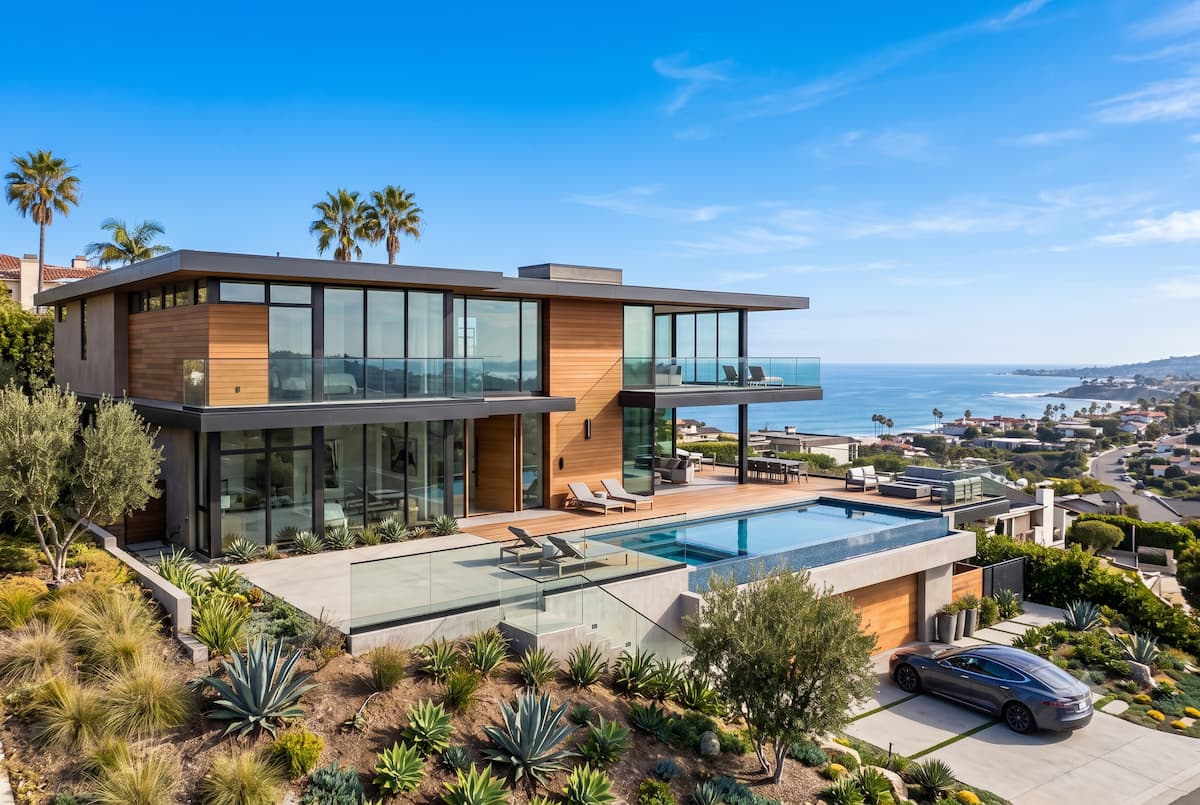 Home Equity Investment California modern home exterior representing a zero payment HELOC alternative