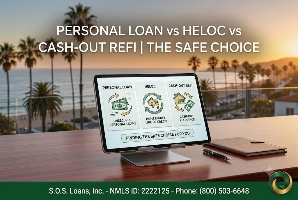 Personal Loans vs. HELOCs vs. Cash-Out Refis