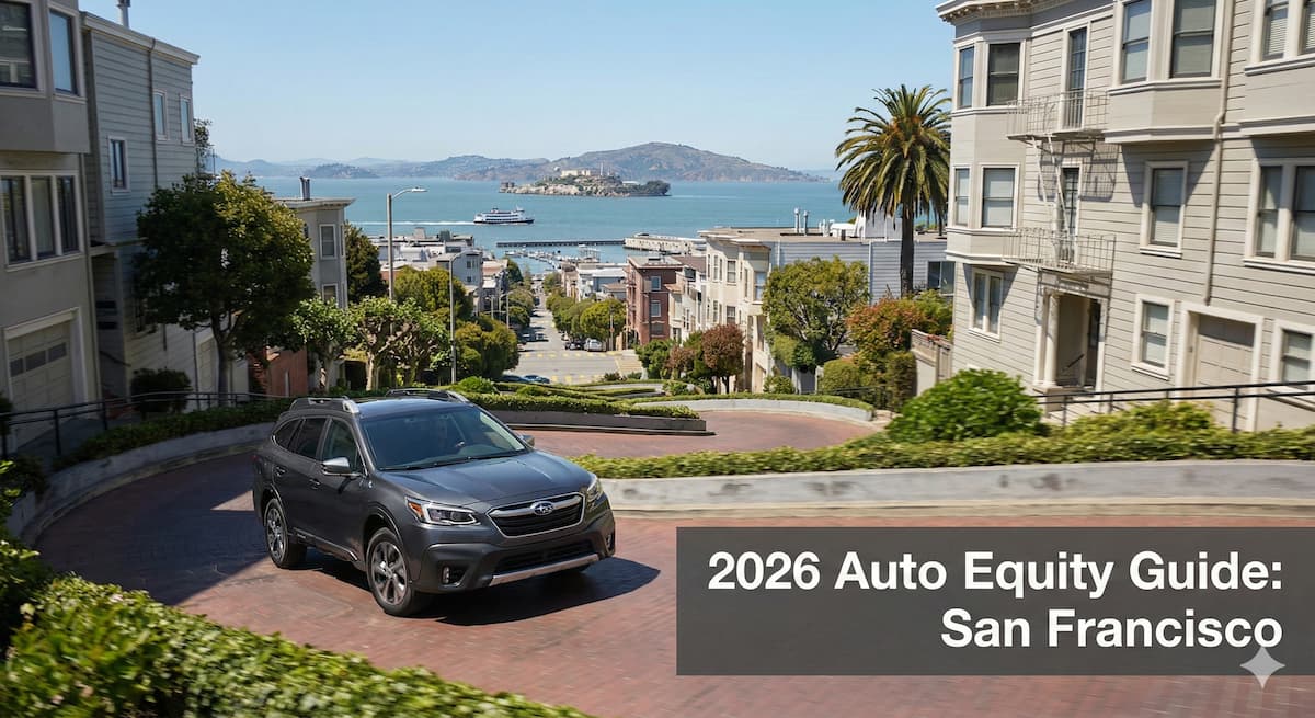 Auto equity loans for San Francisco drivers on Lombard Street