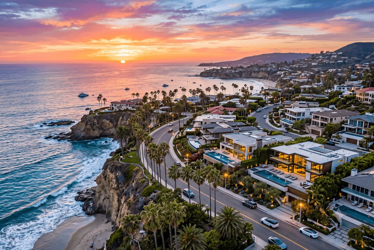 Home Equity Investment California luxury neighborhood representing equity extraction without monthly payments