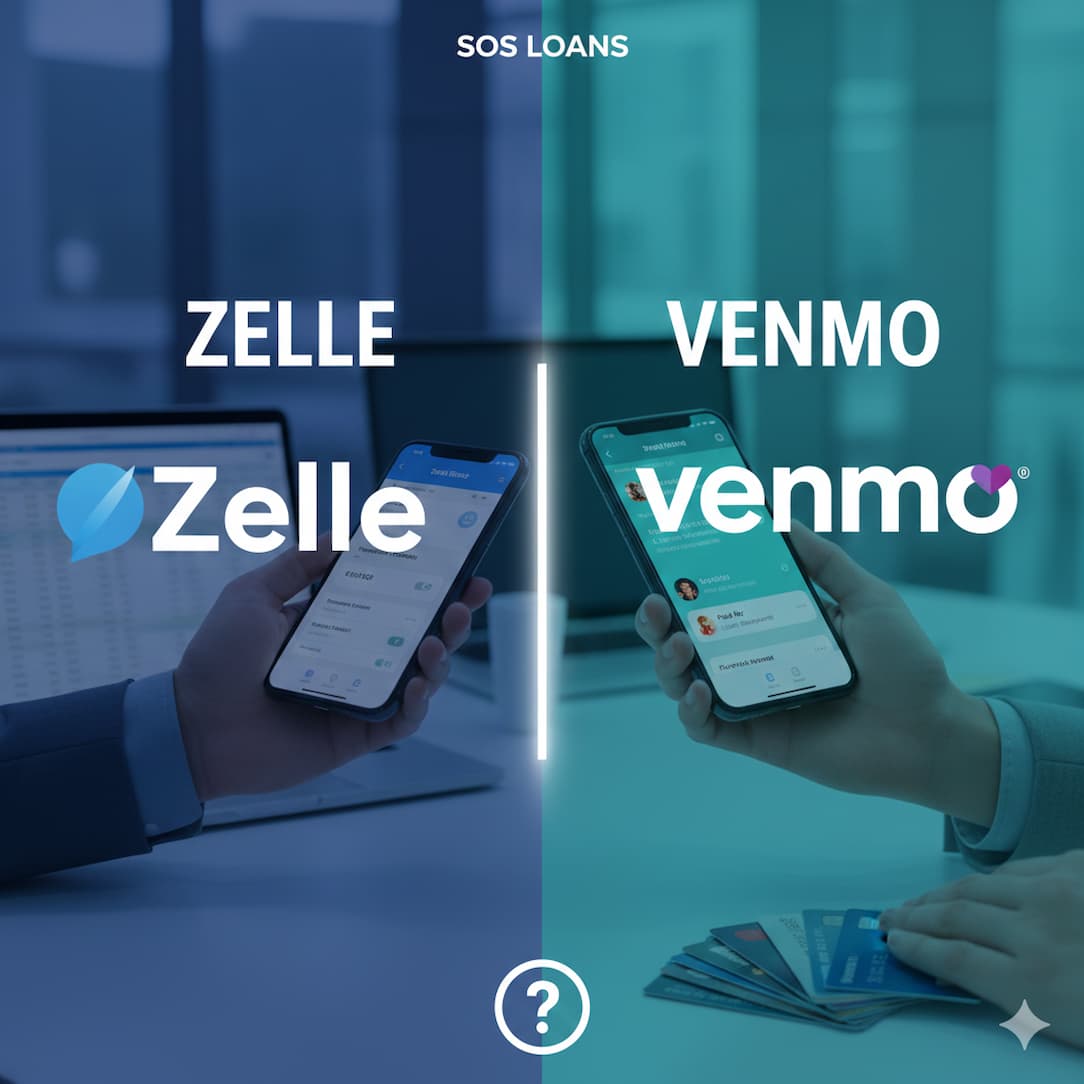 Zelle vs. Venmo: Which is Best for Your SOS Personal Loan?